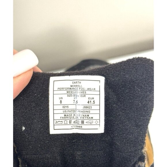 Merrell Mens Brown Earth Performance Waterproof Hiking Shoes 8 Gorp Boots Trails - Picture 10 of 16